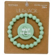 Wholesale - 1pc Silicone Peace Teether - Sage "Holy Guacamole" Avocado C/P 100, UPC: 195010118477